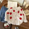 Cardigan alla fragola