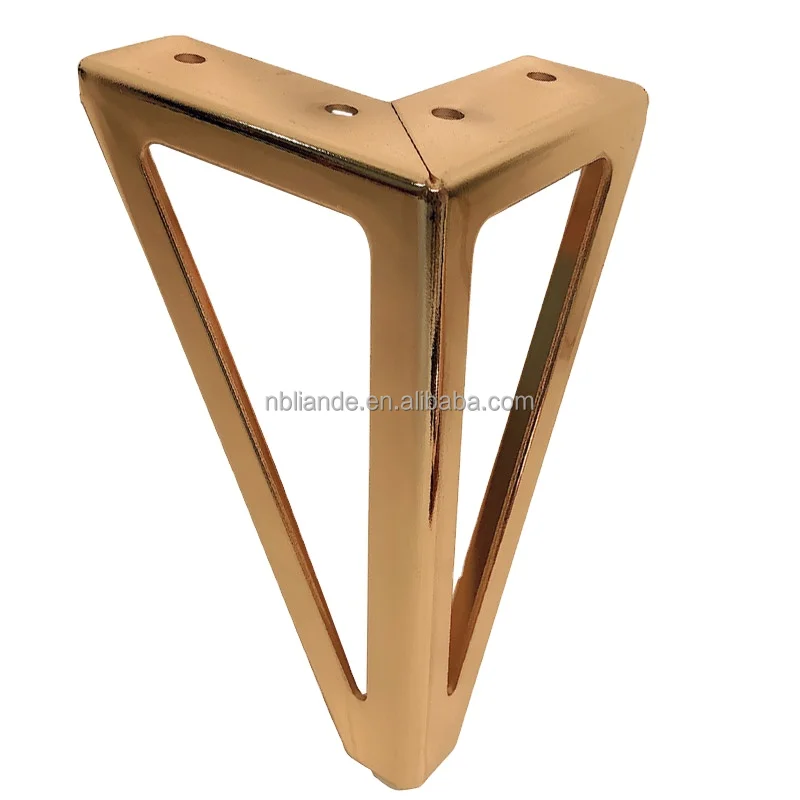 Rose Gold Stainless Steel Metal Furniture Table Legs Durable Iron Chair