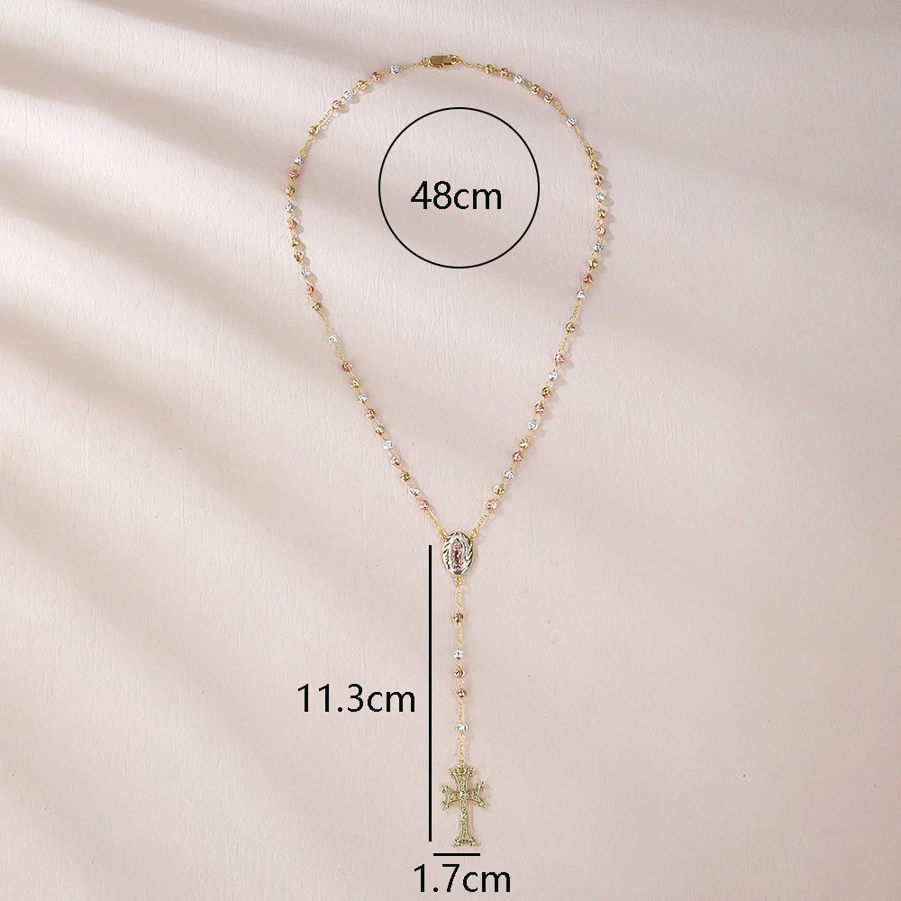 Virgen De Guadalupe Pendant Rosary Beads Catholic Religious Catholic Rosary