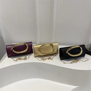 Fashion Crossbody Bags for Women Shoulder Bags Metal Dinner Bag Trend Purse and Handbags Designer Bags Bolsos De Mujer Cymka