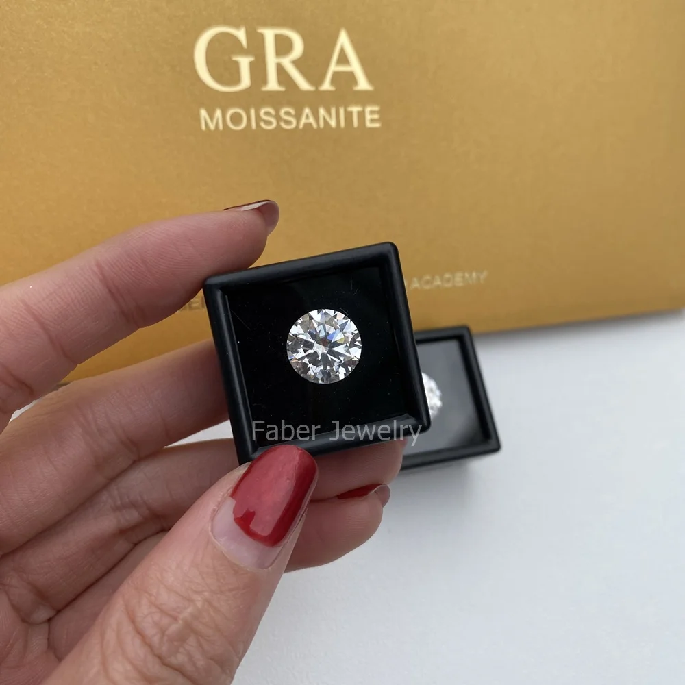 Gemas Tianyu DEF cor vvs grau corte francês moissanite diamantes 5