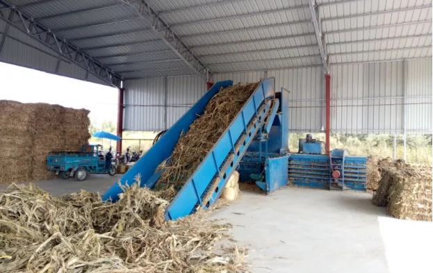 JILI Clothing Baler Cutting & Packing Machine Hydraulic Driven Automatic 220V/380V Paper/Plastic/Wood Packaging