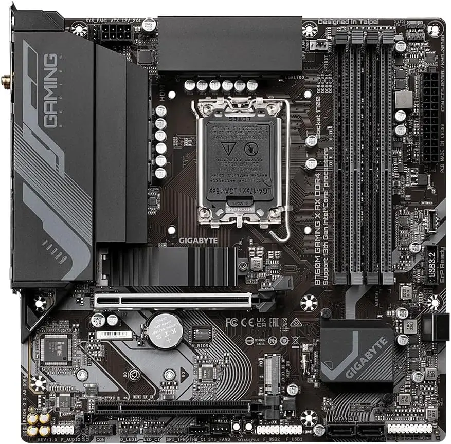 B760M Gaming X AX DDR4 LGA 1700 M-ATX 主板 4x 128GB 2x PCI-E X16 M.2 3x USB 3.2 Double Memory Channel 6