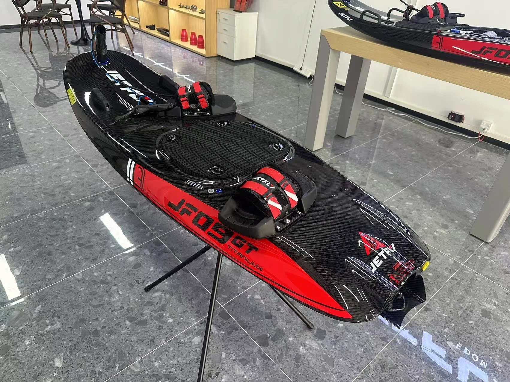 JetFly 09GT Carbon Fiber Gas Powered Surfboard - Durable 2 Stroke