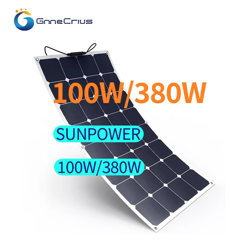 Gnnecrius Solar Flexible Solar Panels Flexible Solar Panels Solar Panel ...