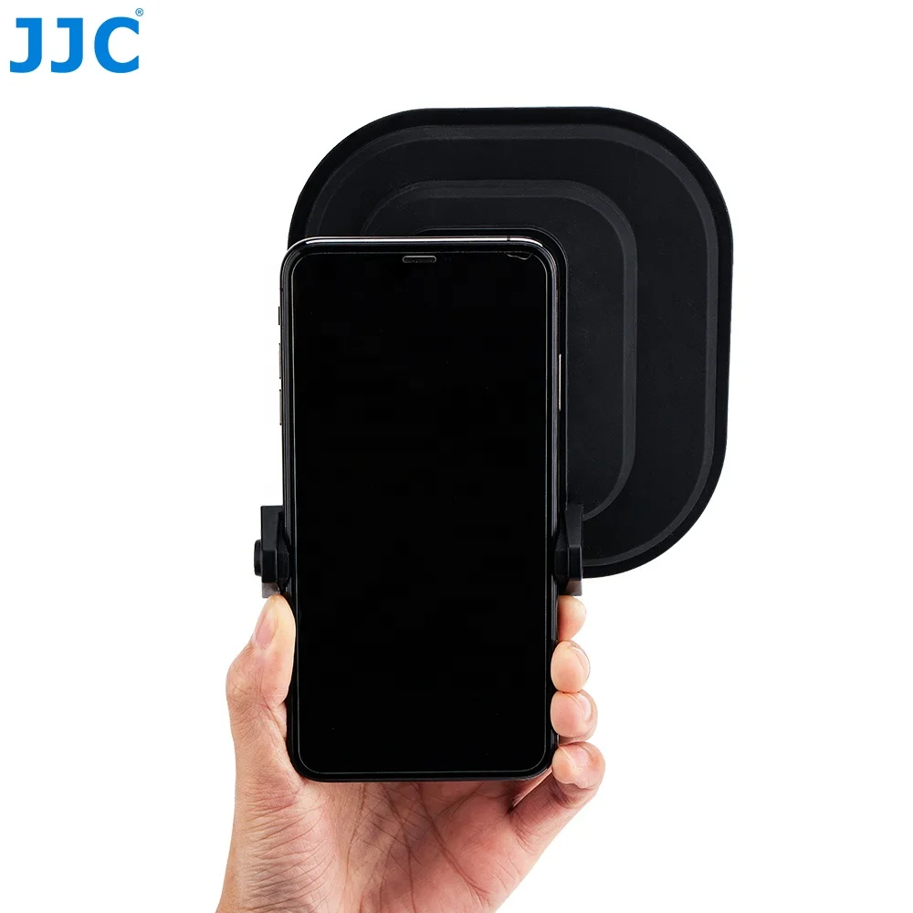Camera Lens Hood for iPhone Samsung Android Smartphone, Phone Lens Hood for  Photos Through Glass, with Cold Shoe Bubble Level