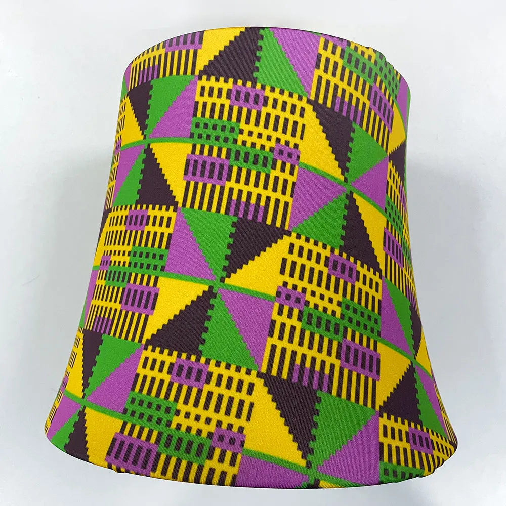 Настольная лампа с различными узорами в африканском стиле, восковая цифровая печать, фитинги для спальни, абажур