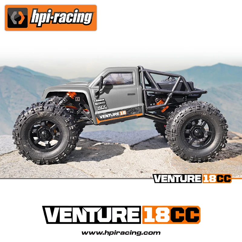 HPI Racing 1/18 Competition Crawler Gunmetal Venture 18CC Flux