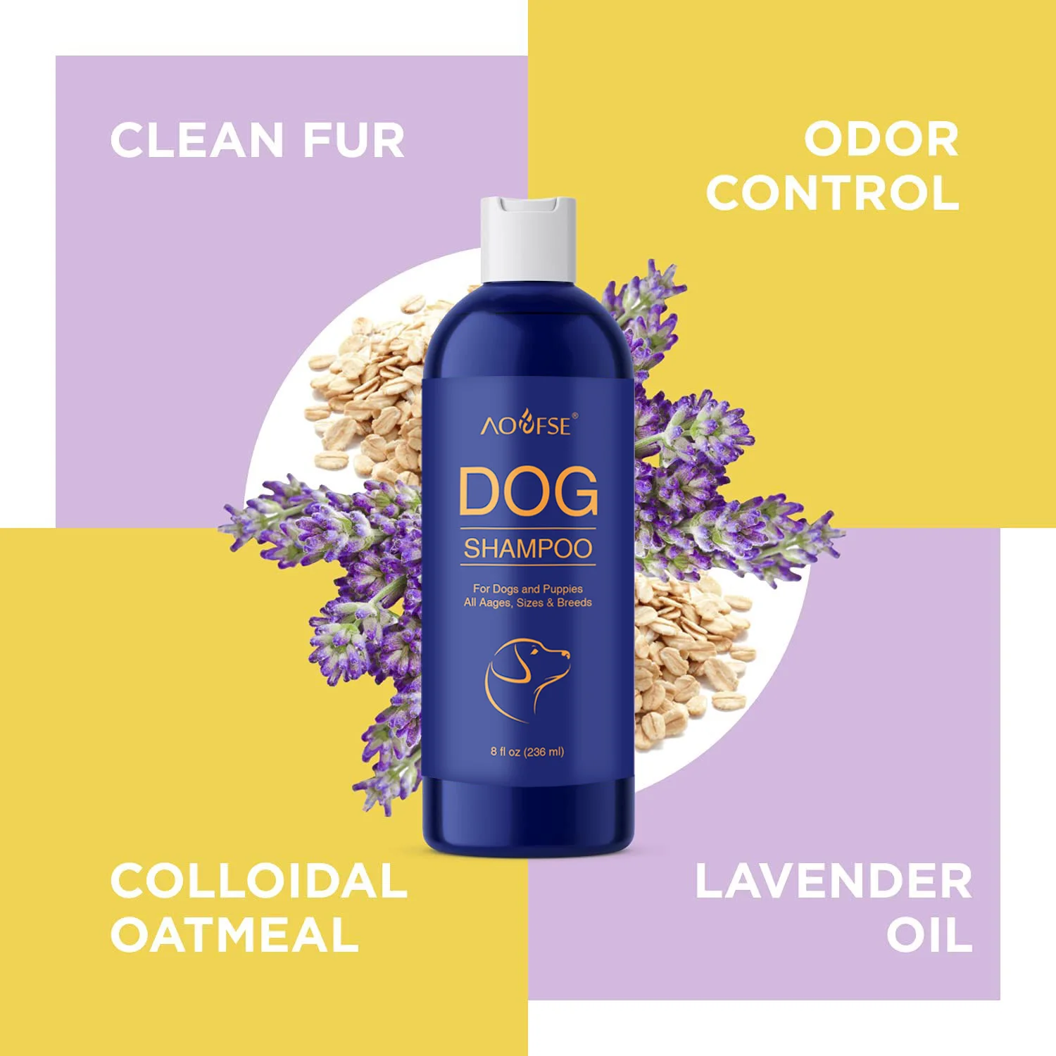 Фирменный натуральный органический продукт для домашних животных шампунь сухой кожи с глубокой очисткой шерсти собак и