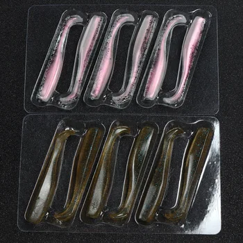 70mm 2.3g Soft Fishing Lure Slim Swim Bait Ttail Paddle Tail Lure Tpr Soft Bait Trout Lure – Soft Lure – view 4