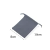 Gray Drawstring Pouch