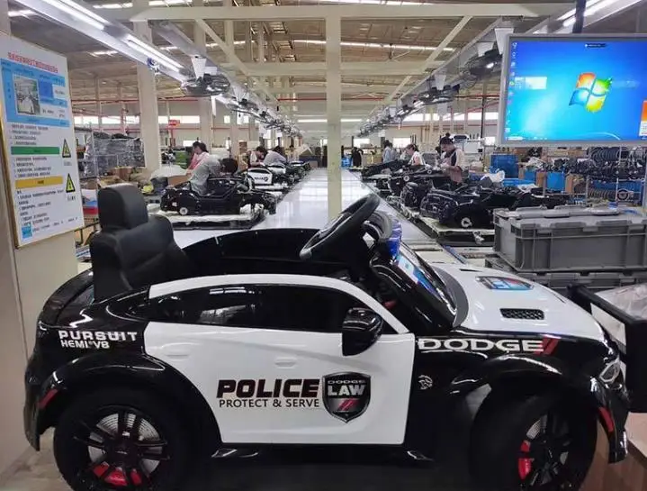 New Factory Sale High Quality Battery Operated Remote Control Kids Ride on Police Car