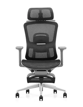 High Quality Ergonomics Back Adjustable (height) All Mesh Chair  with footrest For Office