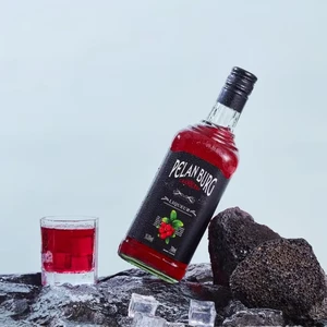 Customizable Corporate Perranburg 15.5 Degree 700ML Cranberry Vodka Transparent Crystal Bottle | B2B Bulk Cross-Border Trade
