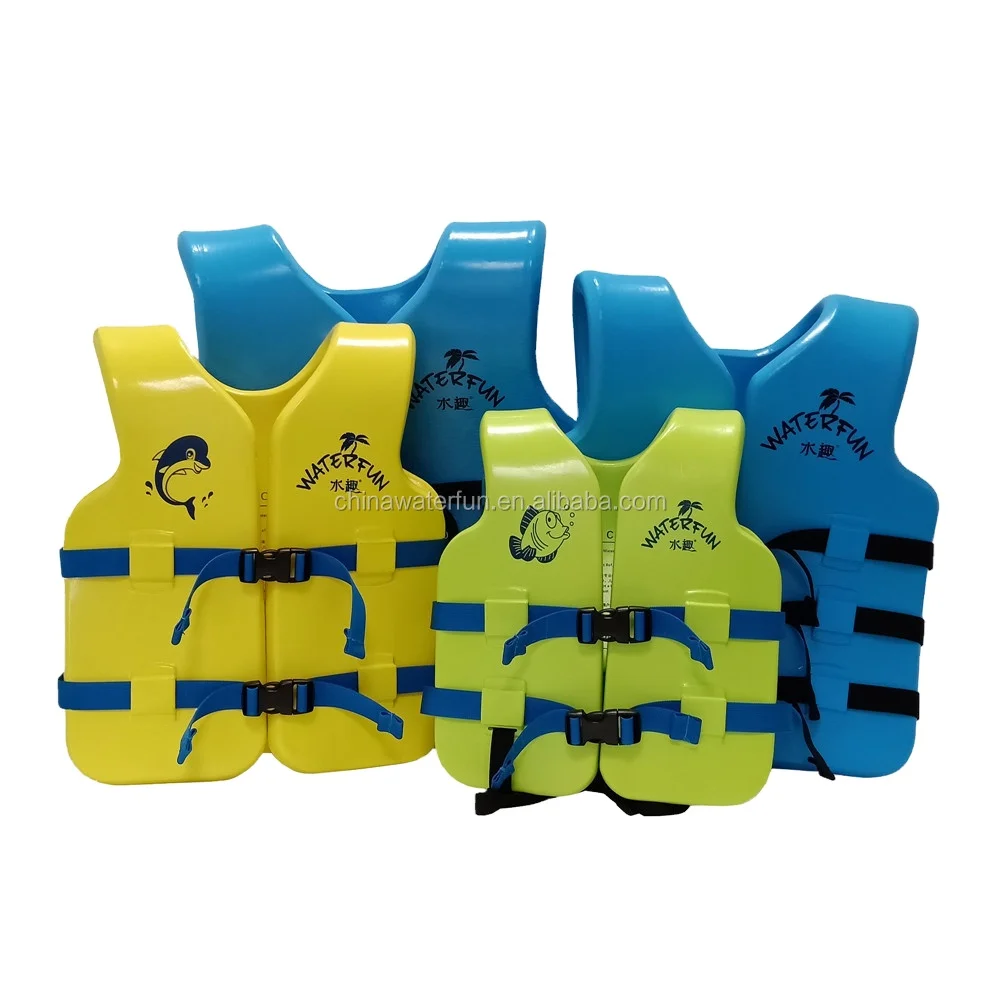 Waterfun Vinyl Coated Nbr/pvc Closed-cell Foam Soft Life Vest Swimming ...