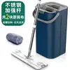 Blue-double-scrubbing-head style-1 bucket-1 mop-2 cloths