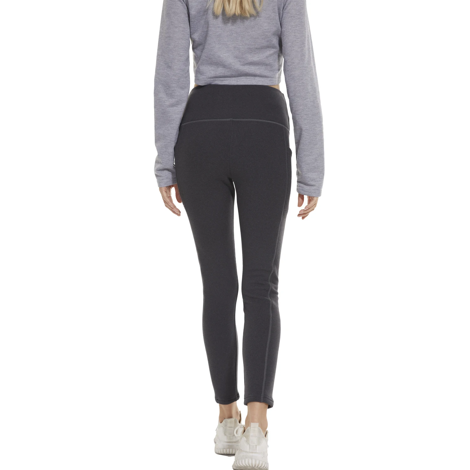 Winter Sherpa Fleece Lined Leggings For Women High Waist Stretchy Thick Cashmere Leggings Plush