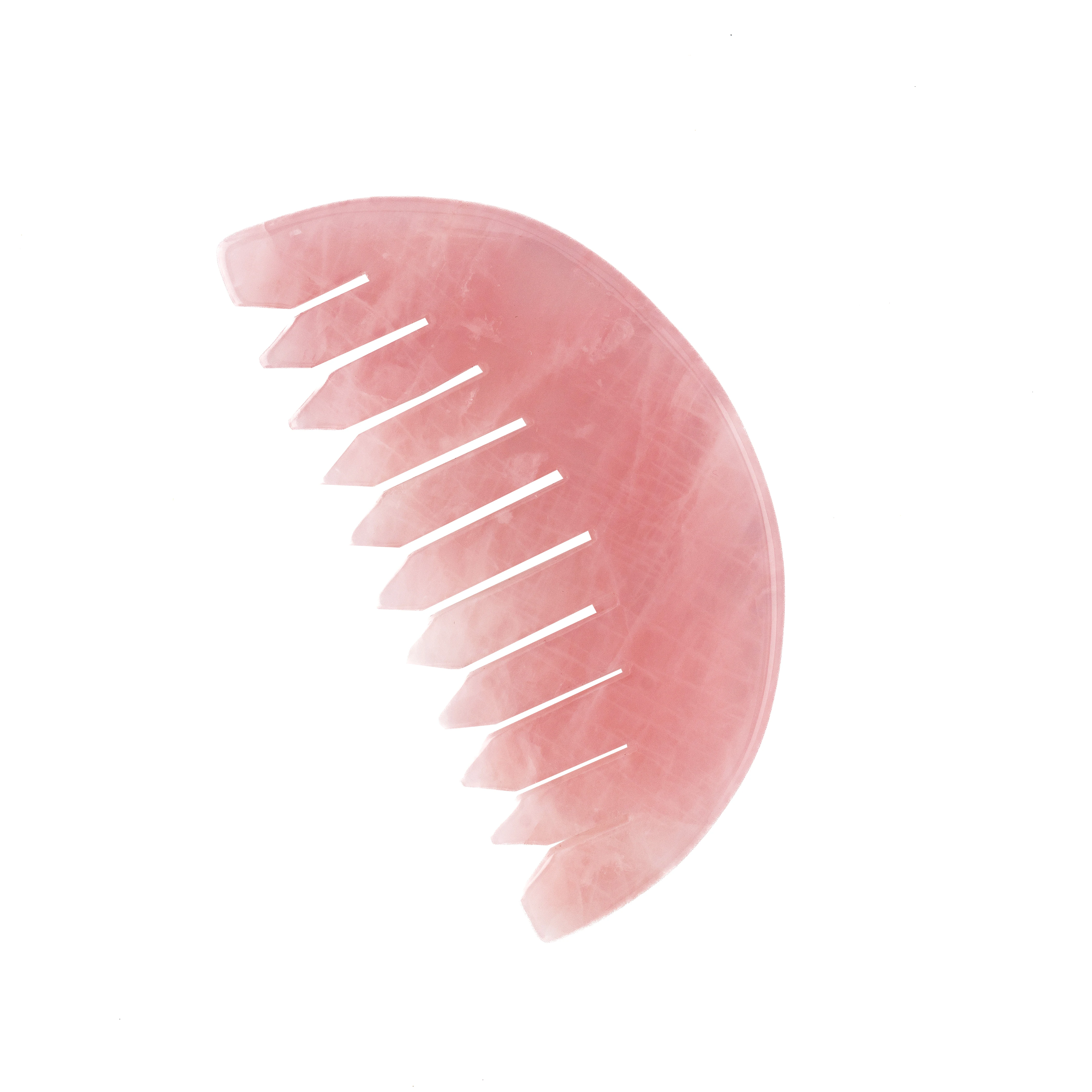 Muelson Direct Factory Price Rose Quartz Gua Sha Comb Masaj Seti Head Massager