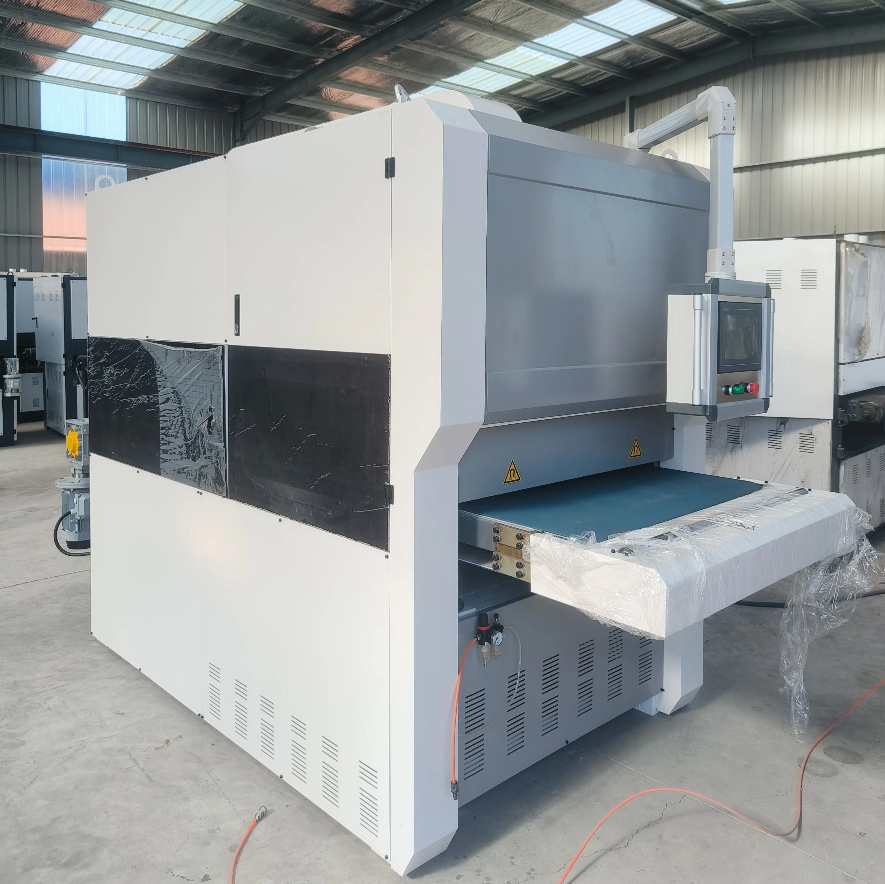 Metal Sheet Brush Surface Finishing Deburring Polishing Machine for ...