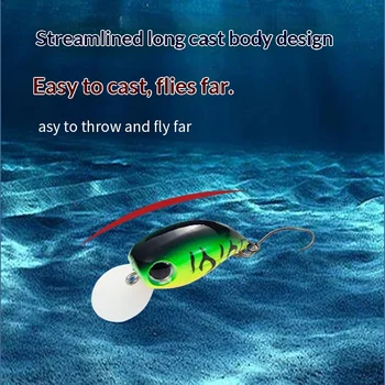 Little Fat Man Lure 34cm/19g Plastic Imitation Fish Crankbait Hard Bait Fishing Tackle Mini Trout Floating Trolling Hooks – Trolling Lure – view 3