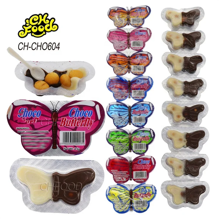 CHFOOD Halal Mini butterfly Chocolate Biscuits CH-CHO604