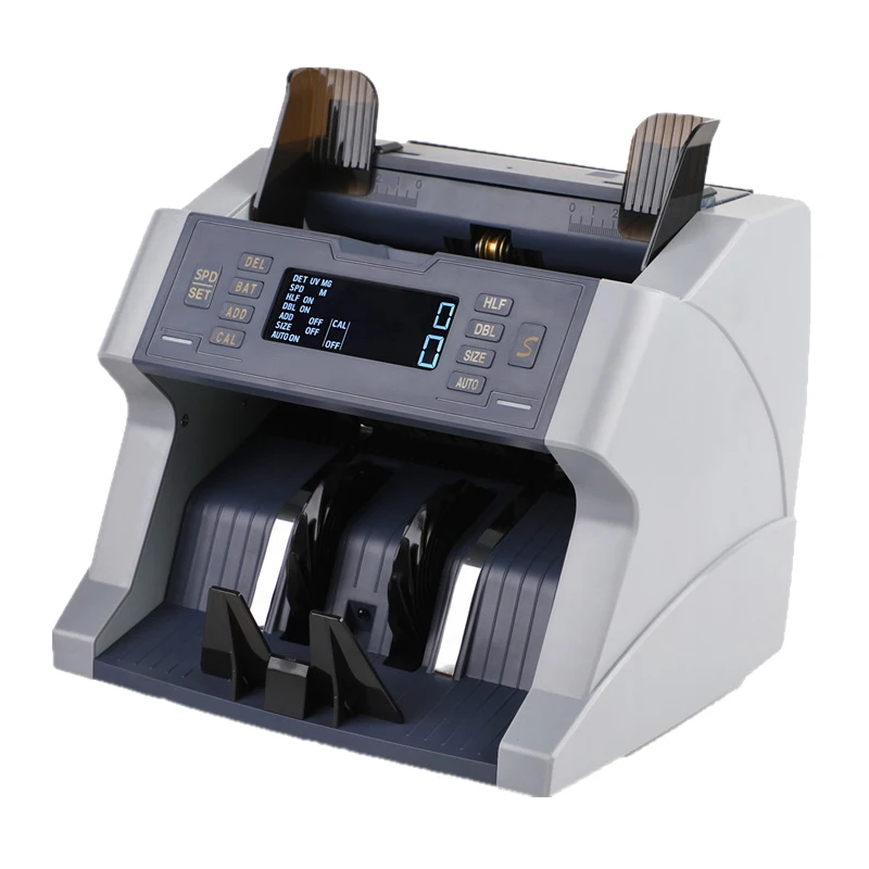 Portable Top Loading Bank Note Professional Bill Multi Banknote Money Counter and Cash Currency With Calculator