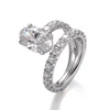 Real solid 10k gold lab diamond ring