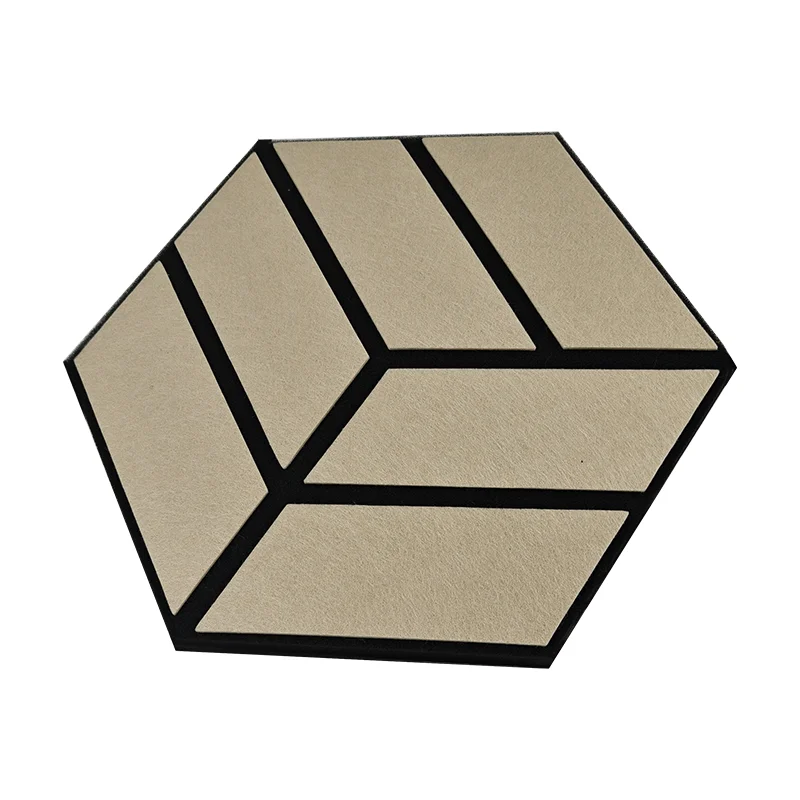 Akupanel Walnut Decorative PET Polyester Acoustic Panels Interior Decorative Panels With PET Material Sound Proofing Panel