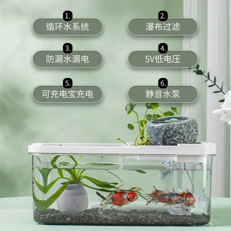 Curated visual reference: Eco Friendly Turtle Aquarium Filter Reference: Alibaba Com Medaka Fish Tank Tabletop Landscape With Antique Design