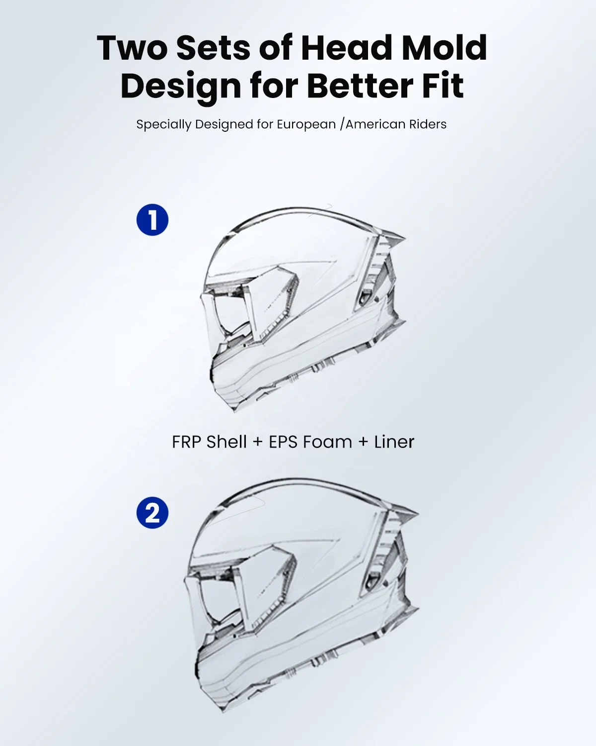 ILM MF522P Motorcycle Helmet Lightweight Fiberglass DOT ECE