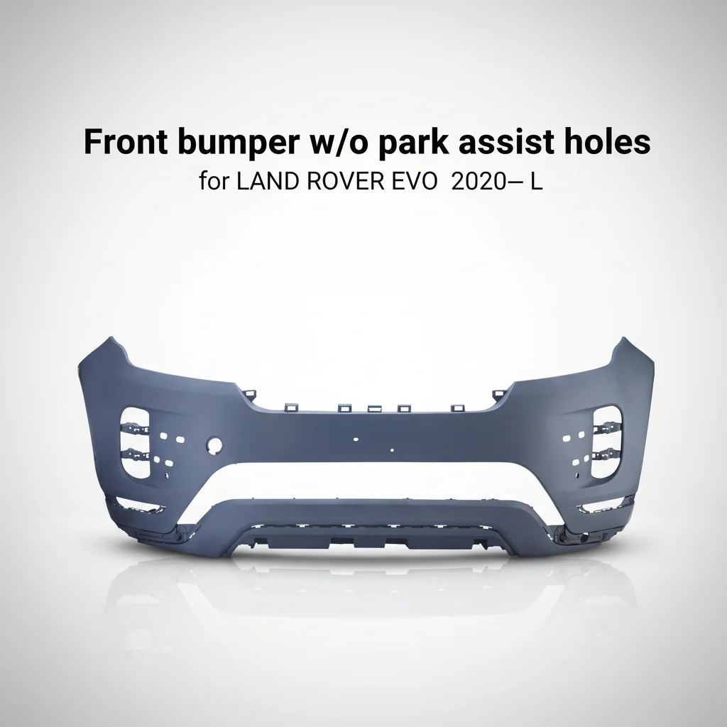LR156794-B Custom Grey Car Front Bumper Accessories Front Bumper W/o Park Assit Holes for LAND ROVER EVOQUE 2020- L