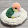 Golden-headed cuckoo pendant birds nest