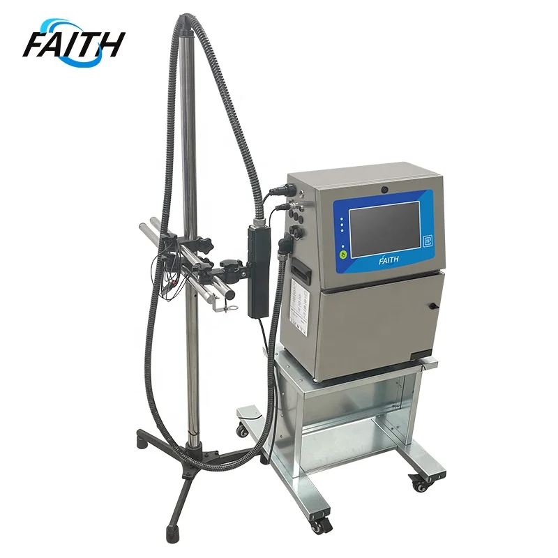 Faith Automatic Inkjet Printer FBP001 Continuous Inkjet Label and Card Printer New and High Quality Online Printer