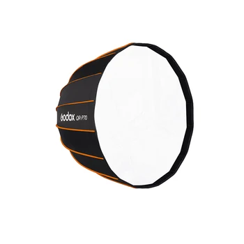 New Design Godox QR-P70/90/120 Quick-set Deep Mouth Parabolic Softbox With Bowens Mount Photography Accessories for Studio