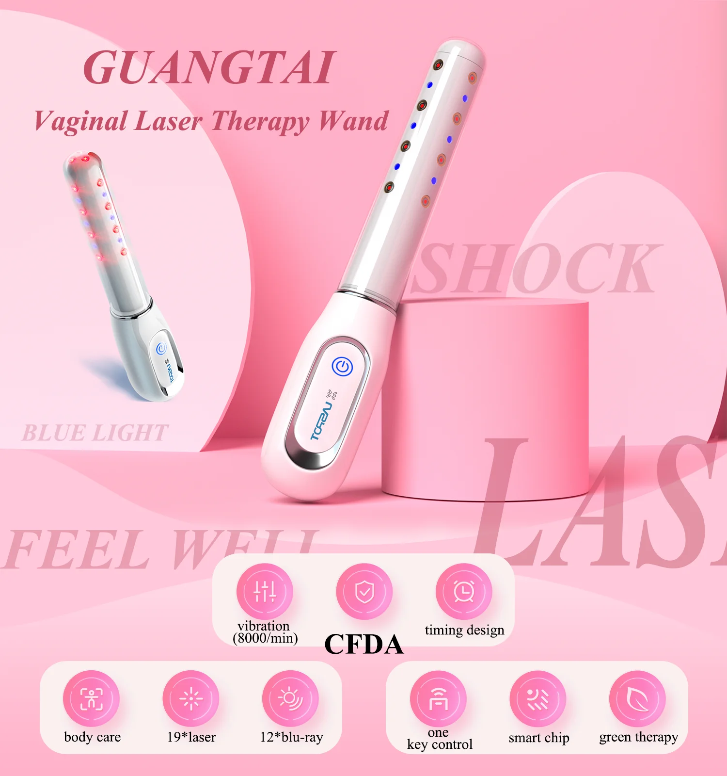 Professional Medical Grade Vaginal Tightening Wand Physiotherapy Device ...