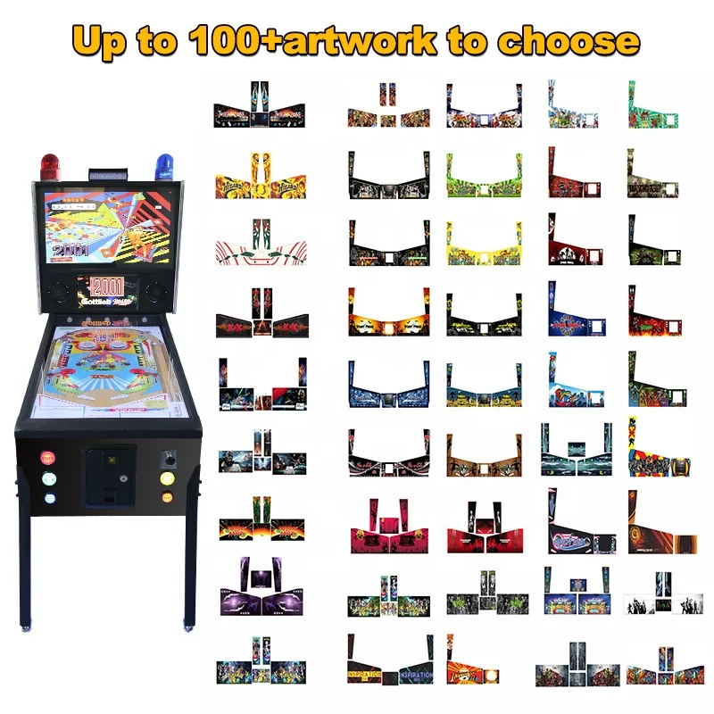 ヴィンテージピンボールマシンゲーム、コイン式デジタルピンボール