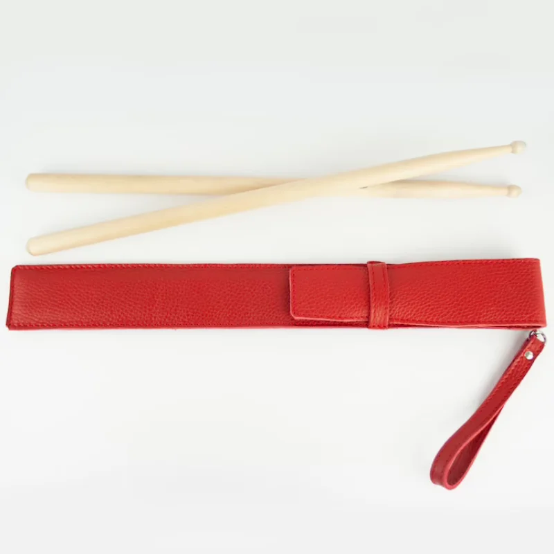 Сумка-держатель для барабанных палочек из искусственной кожи переносная сумка хранения с подвесным ремешком аксессуары барабанов подарок барабанщика