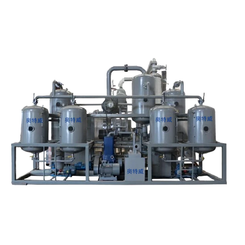 Efficient Pyrolysis Oil Distillation Of Used Engine Oil To Diesel Equipment Mobile Model  crude oil refinery plant