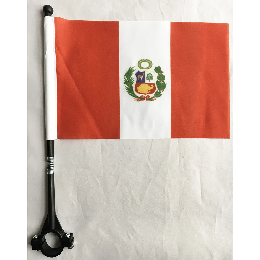 Cờ Peru tùy chỉnh - Tự hào thể hiện tình yêu đất nước Peru của bạn với tấm cờ Peru tùy chỉnh. Với thiết kế độc đáo và chất lượng cao, tấm cờ này chắc chắn sẽ khiến cho người xem phải trầm trồ. Hãy trổ tài tạo dựng một tấm cờ với những thông điệp, hình ảnh và ký hiệu mang tính chất đặc trưng của Peru.