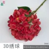 Hortensia 3D RHW Rojo