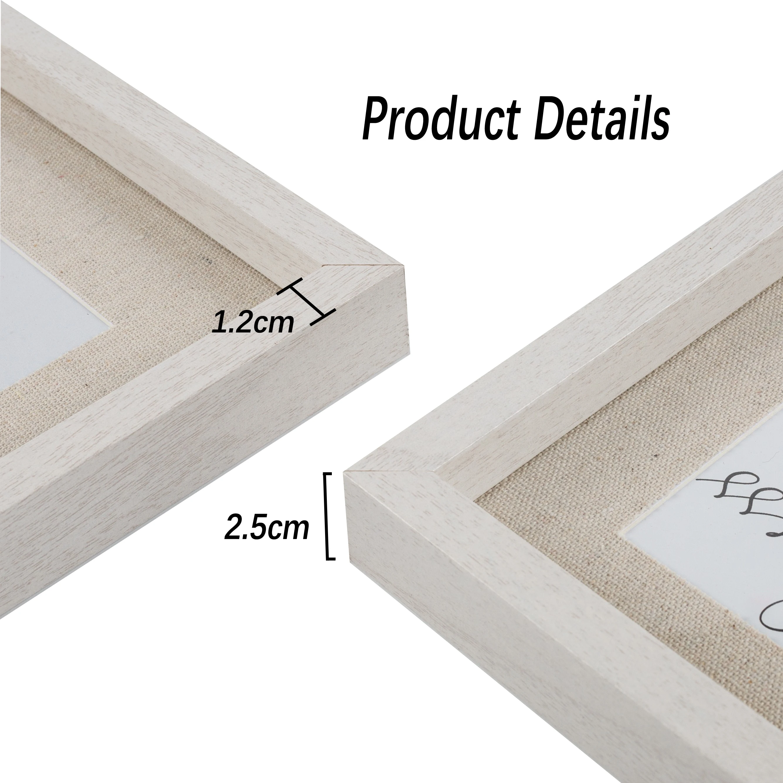 Sofine Good Quality 4x6 5x7 8x10 Wood White Wall Hanging Picture Frame