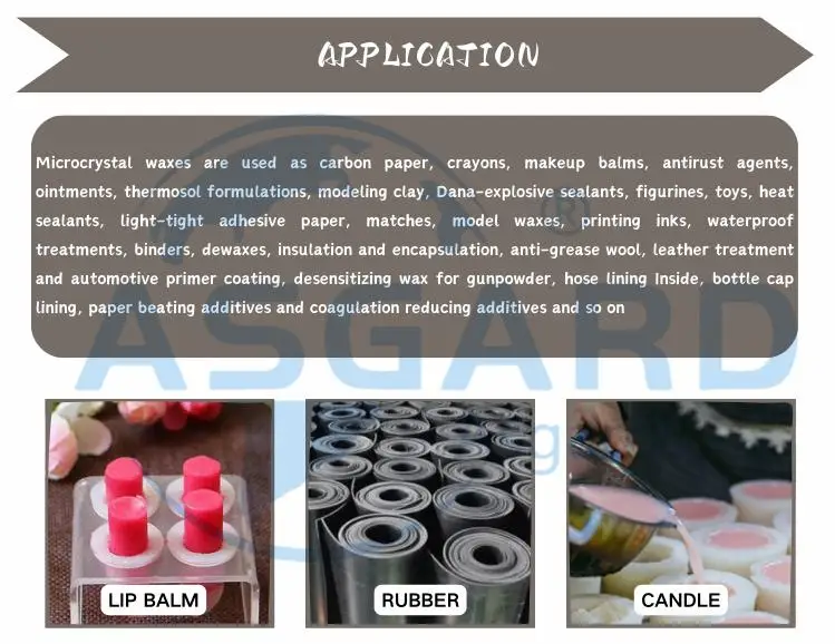 Glazing Oxidation Microcrystalline Wax For Coating Additives Lubricant