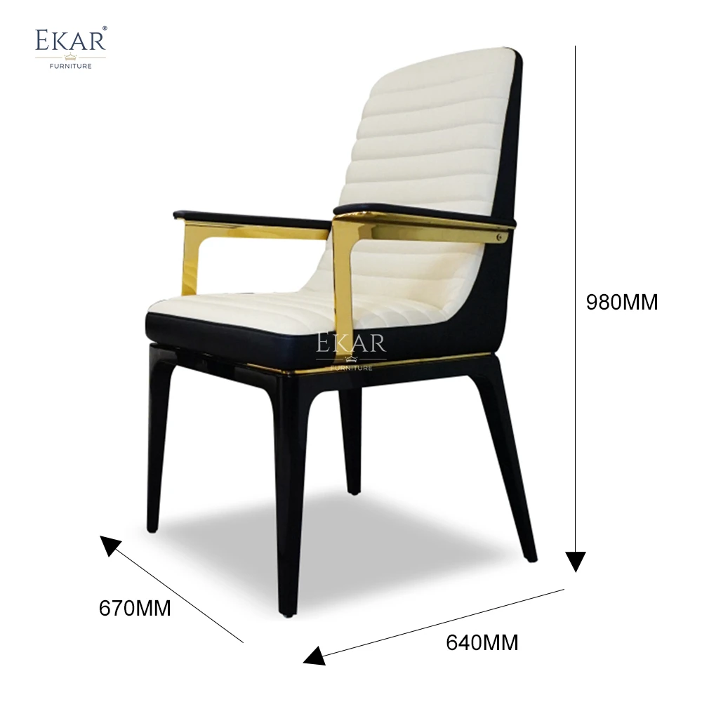 Contemporary Design Leather Dining Chair - Modern Elegance for Stylish Spaces factory