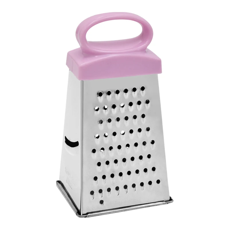 Grattugia 4 Facce In Acciaio Inox - Perfetta Per Formaggio, Verdure E Cioccolato - 2