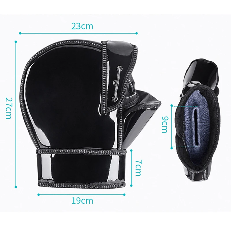 Protective Motorcycle Scooter Thick Warm Handlebar Muff Grip Handle Bar Muff Rainproof Riding Winter Warmer Thermal Cover Gloves