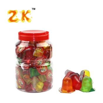 OEM gelatina mini fruit jelly assorted in special jar or bag