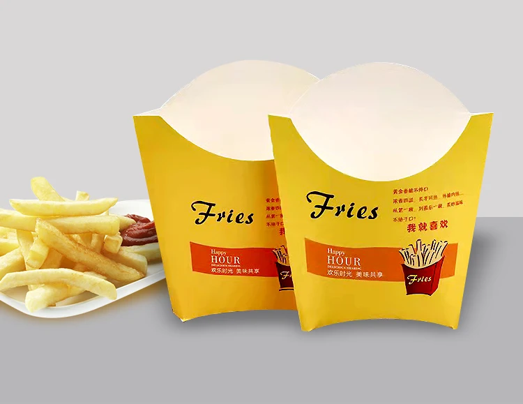 takeaway french fries packaging