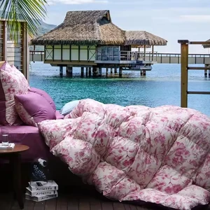 Hot Selling Duvet Cover Set 4 Pcs Sheet Bedding Set Duvet Cover Double 100% Cotton Bedding Set