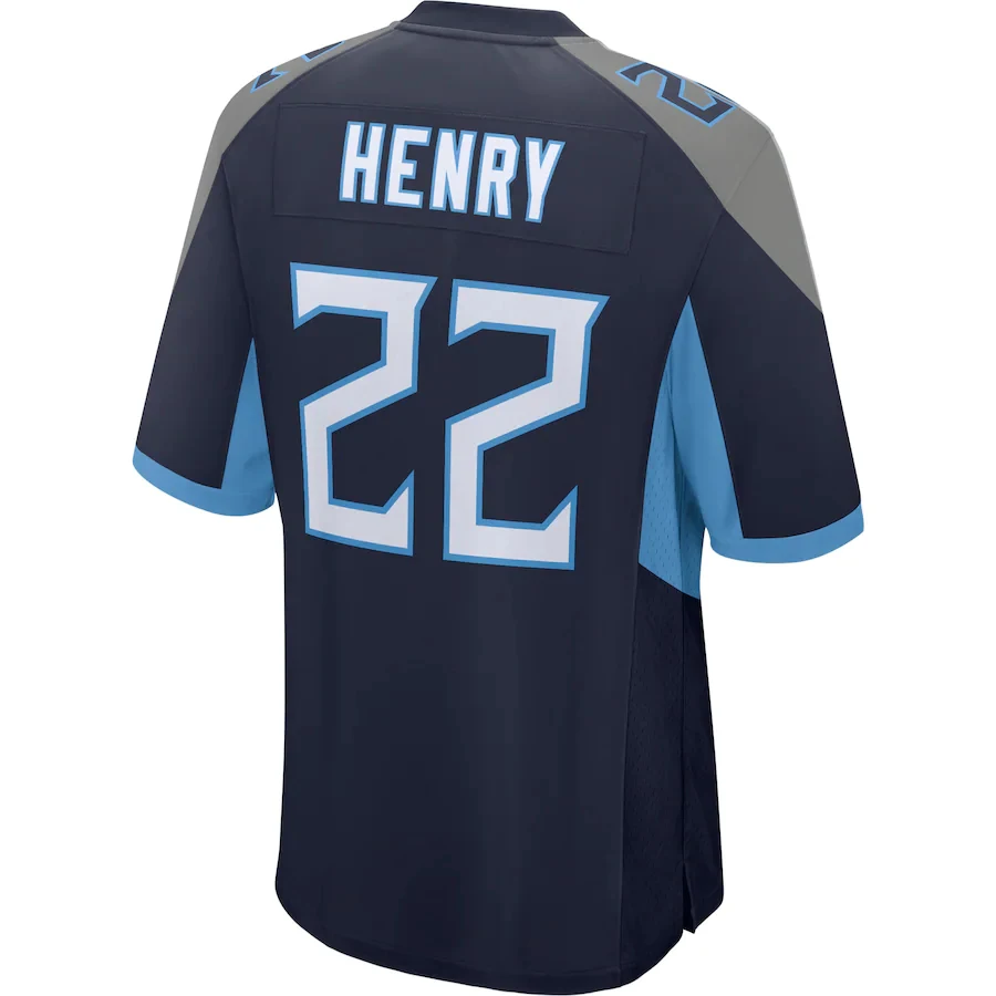 Wholesale 2022 Derrick Henry Tennessee Football Jerseys #22 Stitched  Fashion Classic Untouchable Limited Jersey - Navy White From m.