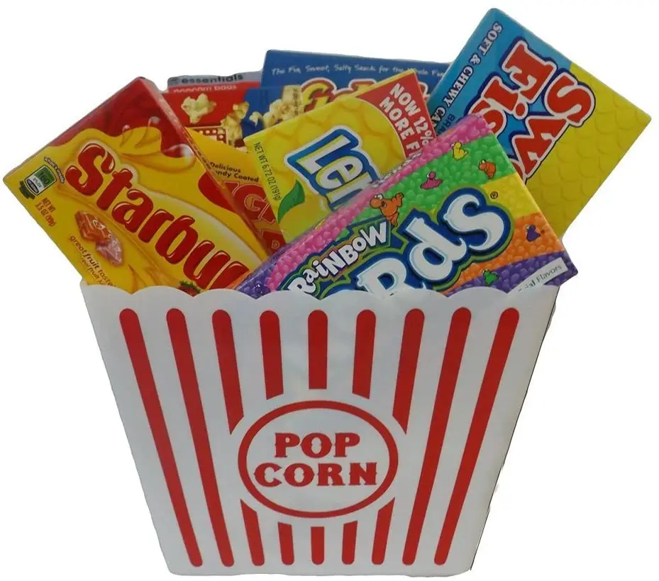 175oz Big Square Plastic Popcorn Bucket With Scalloped Top Edge Recyclable Pp Material Bpa Free
